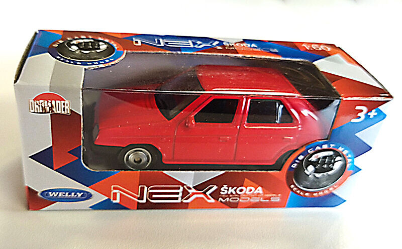 Welly Škoda Favorit červená 1:60